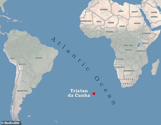 Tristan da Cunha is 2,787km/1,732 miles from the nearest slice of mainland, South Africa's southern coast