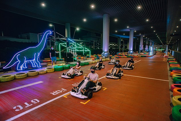 Delfine reveals that the project closest to her heart is the go-kart track created in Terminal 4 during the Covid pandemic