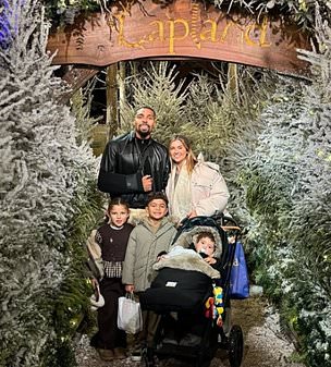 Jordan and Naomi Banjo are the first celebrities to visit LaplandUK in 2024 - the UK's most popular Christmas experience for families