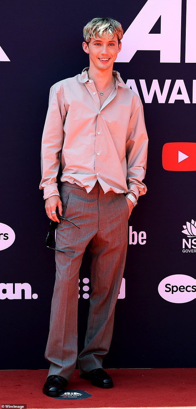 Troye Sivan, 29, (pictured) cleaned up at the 2024 ARIA Awards on Wednesday night as he won three of the biggest categories