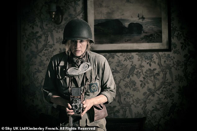 In Lee, Kate plays WWII photojournalist Lee Miller who chornicles the war for Vogue magazine