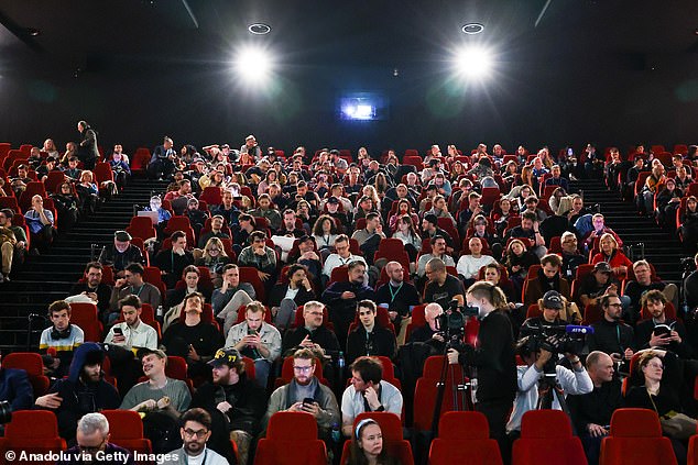 Hundreds of people filled the audience on Wednesday for the Rust world premiere at the EnergaCAMERIMAGE Film Festival in Toru¿, Poland