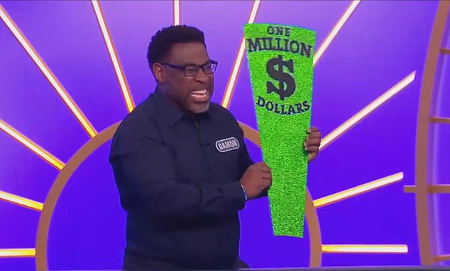 Damon Sayles from Plano, Texas successfully landed on the $1 million wedge, which debuted on the show in 2008, and managed to hold on to it the whole match