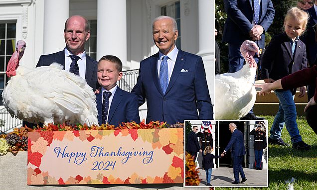 Lame duck pardons turkeys: Biden gives Blossom and Peach a reprieve from being a