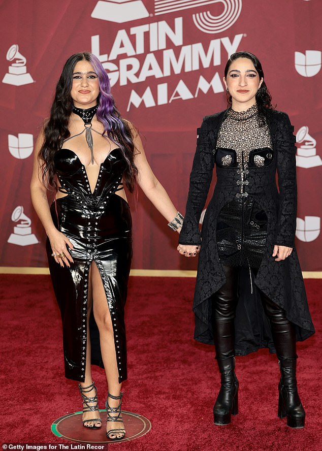 The pair often share photos of each other and attends events together. They were recently seen at the 25th Latin GRAMMY Awards, on November 14 in Miami, Florida (pictured)