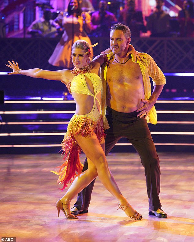 Umansky with his DWTS pro partner Emma Slater last year