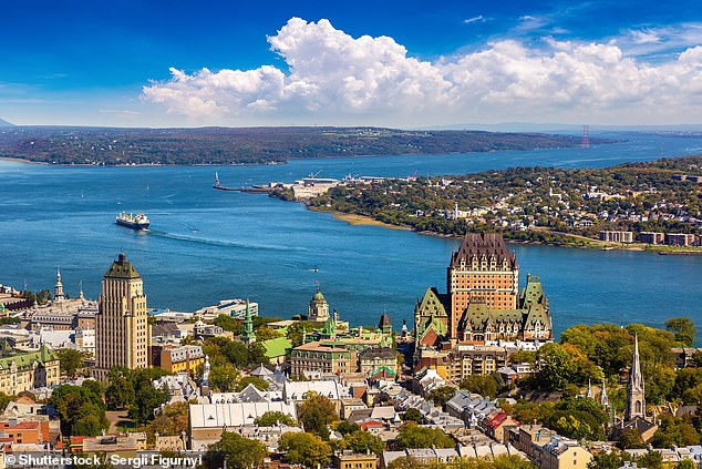 Lauren says 'Canada is familiar to the point of feeling predictable', however she does like 'French Canada'. Pictured above is Quebec