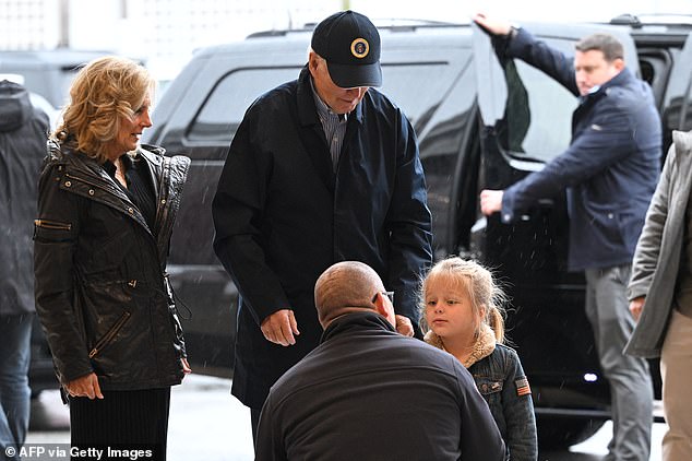 Baby Beau asked Nantucket Fire Chief Michael Cranson for NFD hat