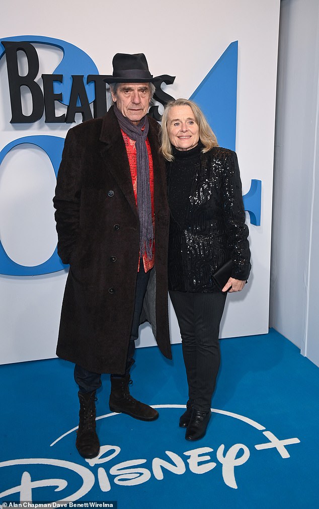 Jeremy Irons and Sinead Cusack also attended the special screening and posed up a storm on the carpet