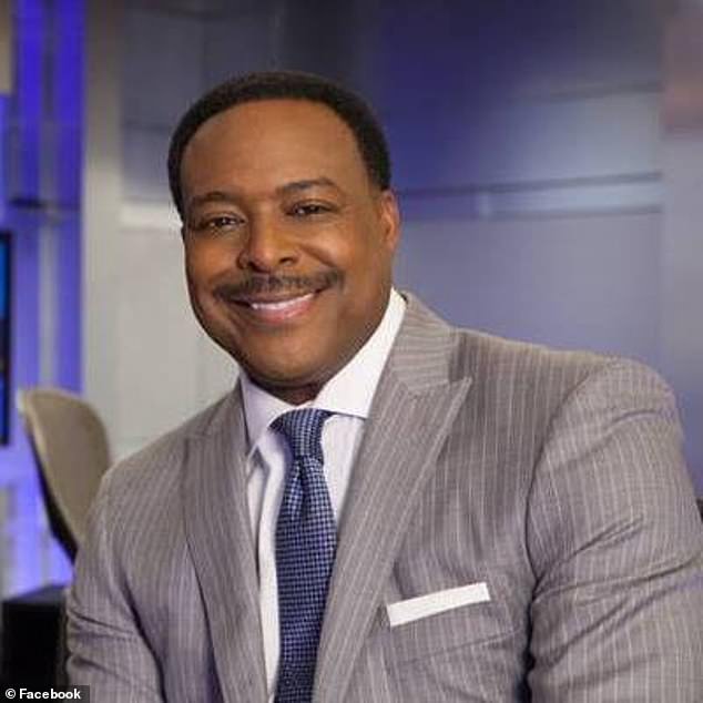 Harris, a longtime newsman in the Washington DC area, was taken off the air after his concerning broadcast, however a weatherman later said he was 'fine'