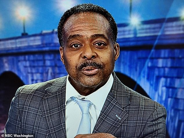 Viewers were left fearing for NBC4 anchor Leon Harris' health after the broadcaster struggled to get through a news segment on Thursday night before he was taken off the air