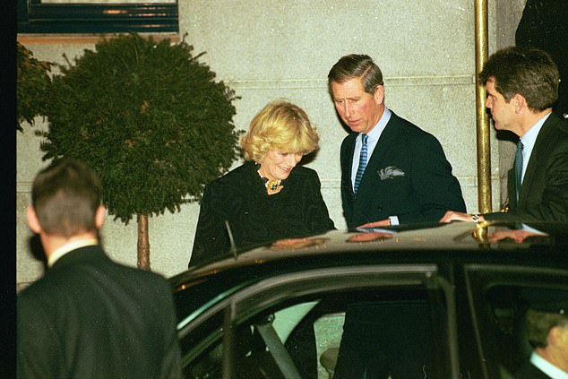 Charles and Camilla pictured leaving The RItz in 1999 for their first public outing