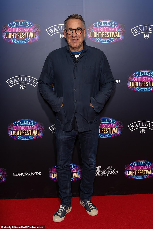 Former Strictly star Paul Merson cut a casual figure on the red carpet