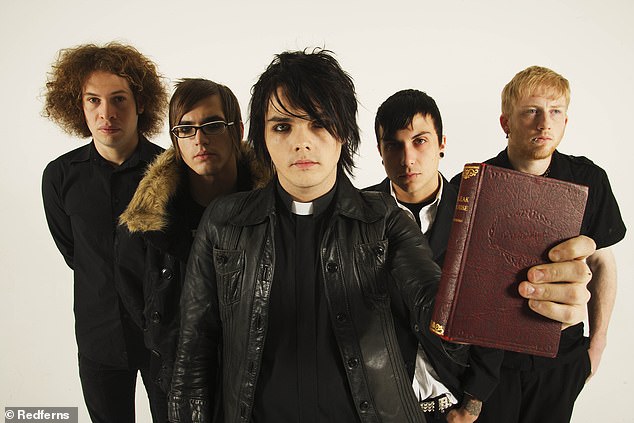 While the band members did not discuss the specifics, multiple sources confirmed that a falling out had occurred, per MTV (pictured with his former bandmates Ray Toro, Mikey Way, Gerard Way and Frank Lero L-R)