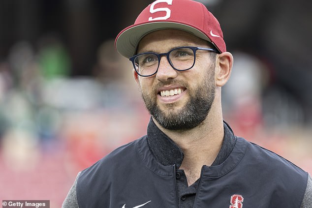 Andrew Luck, seen in 2023, is returning to Stanford as the football program's general manager