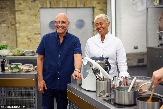 Co-host of Masterchef The Professionals Monica Galetti (right) appeared to throw her support behind the beleaguered chef last week