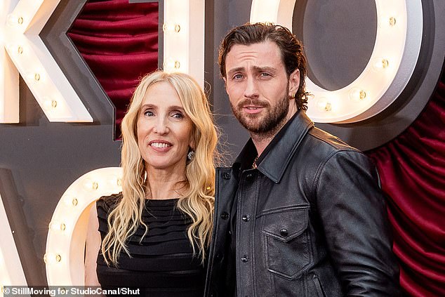 Aaron Taylor-Johnson has revealed he advised wife Sam against watching his new film Nosferatu due to her phobia of rats - pictured 2024