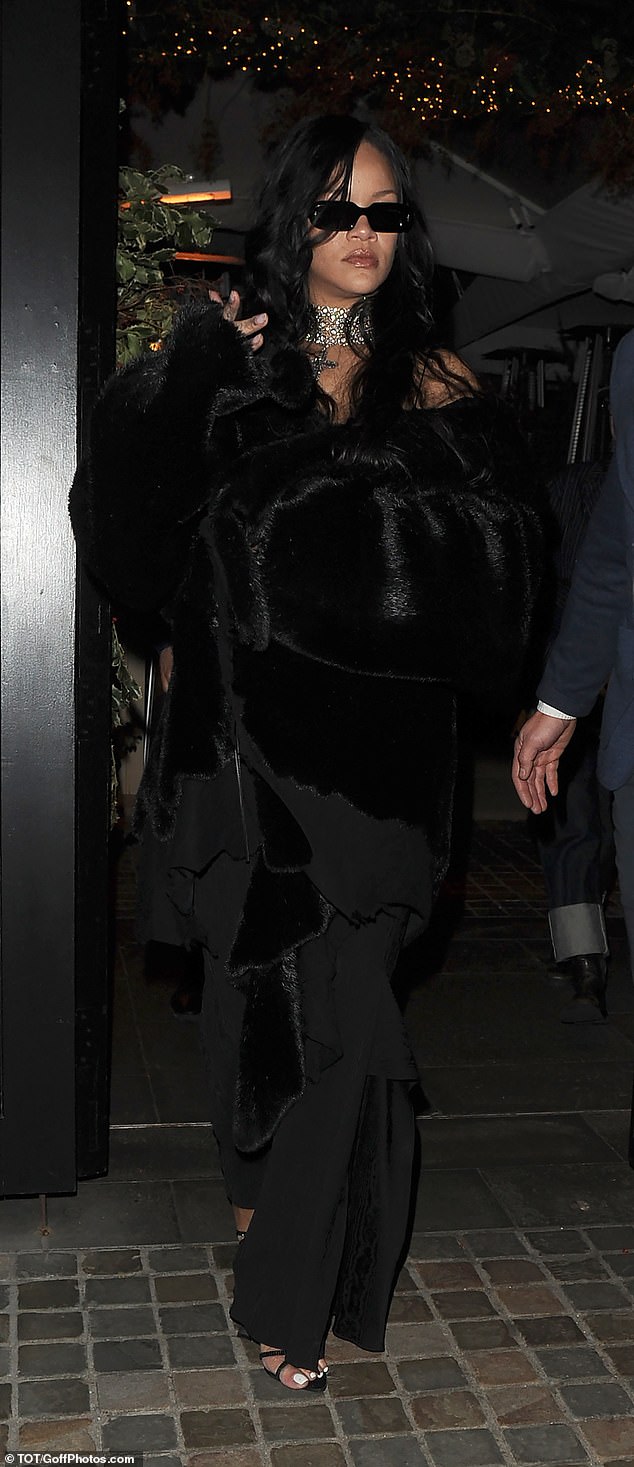 Rihanna and her boyfriend A$AP Rocky left the Chiltern Firehouse at 4am following a night of partying on Monday