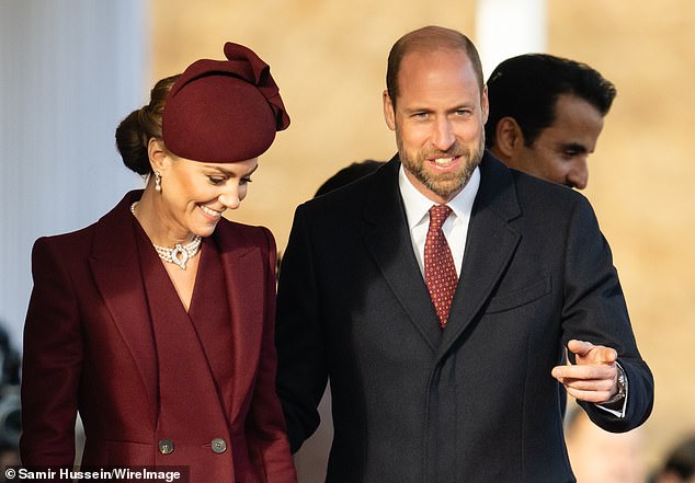 The Prince and Princess of Wales attend the ceremonial welcome at Horse Guards Parade