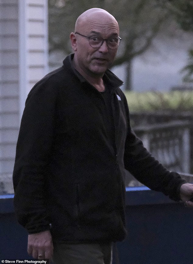 Gregg Wallace is pictured at his house in Kent shortly after stepping down from MasterChef last week