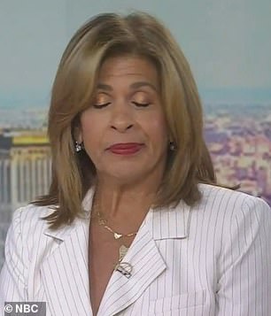 Hoda Kotb during Tuesday's episode of Today with Hoda & Jenna