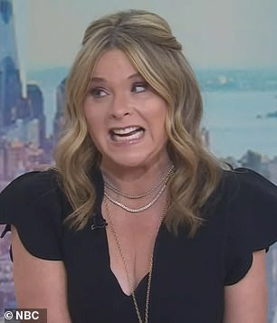 Jenna Bush Hager during Tuesday's episode of Today with Hoda & Jenna