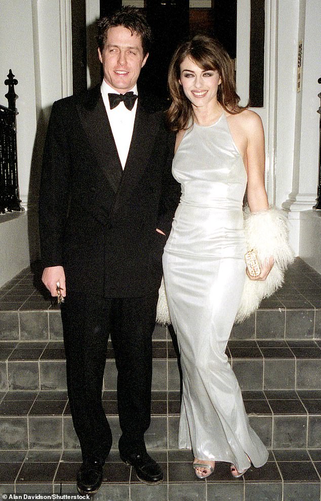 Hurley credits their relationship with Grant for helping her navigate a pivotal time in her life, but admits they no longer see each other - despite remaining firm friends (pictured in 1997)