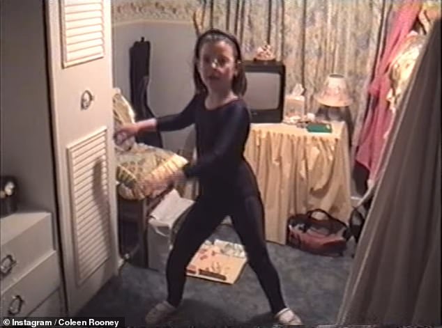 Coleen Rooney's love for The Spice Girls appears to have begun at a young age, as shown by a hilarious childhood video posted to her Instagram