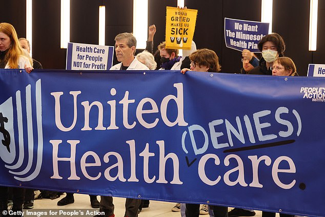 UnitedHealthcare's parent company, UnitedHealthcare Group (UHG), has come under fire in recent years by furious patients who claim the insurer refused to cover their care. Many staged protests like the above demonstration in Minnesota in April