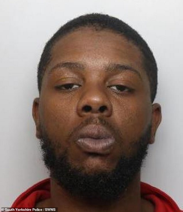 The 26-year-old was jailed for more than seven years at Sheffield Crown Court on November 29