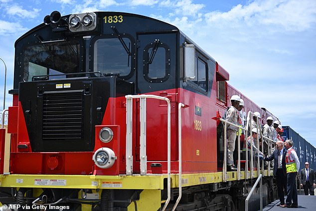 President Joe Biden is a train fend