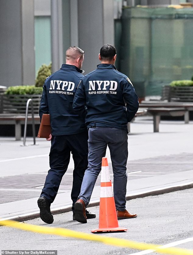 The NYPD shut down several blocks of Midtown Manhattan in response to the shooting, hours before large crowds are expected to arrive for the Christmas tree lighting at Rockefeller Center