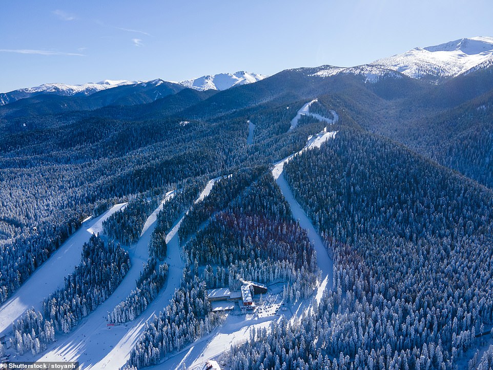 The ranking was compiled by comparing the total cost across 36 resorts of a basket of essentials - a six-day ski pass and ski/boot hire for one person, plus ski school (five to six half days), and a range of drinks and lunch on the slopes. Borovets in Bulgaria comes second with a basket cost of £563