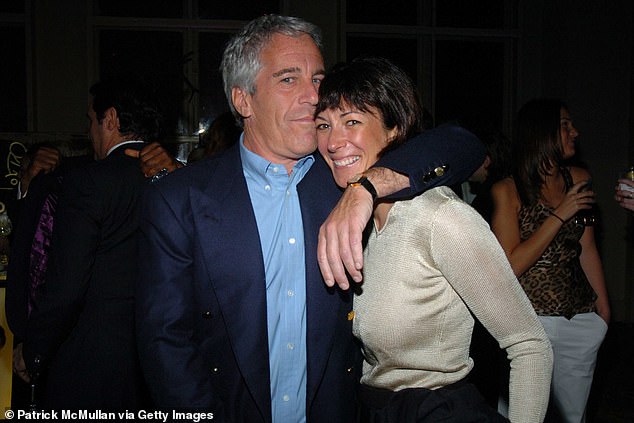 Millionaire Jeffrey Epstein and Ghislaine Maxwell pictured together in New York in 2005. Epstein committed suicide before he could face charges, but Maxwell was found guilty and is serving her sentence in a a low-security prison in Tallahassee, Florida