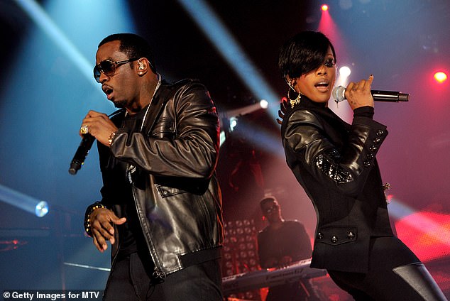 Dawn Richard (right) joined Combs in a band called Dirty Diddy Money in 2010. She alleges Combs made sexual advances towards her and groped her during her years working with the music producer and rapper