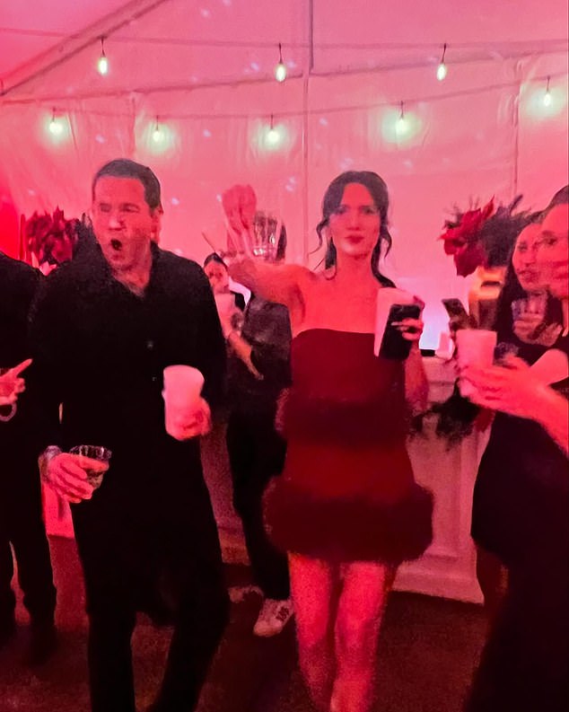 Sharing a more candid look into her party, Maya shared photos of herself dancing with her guests