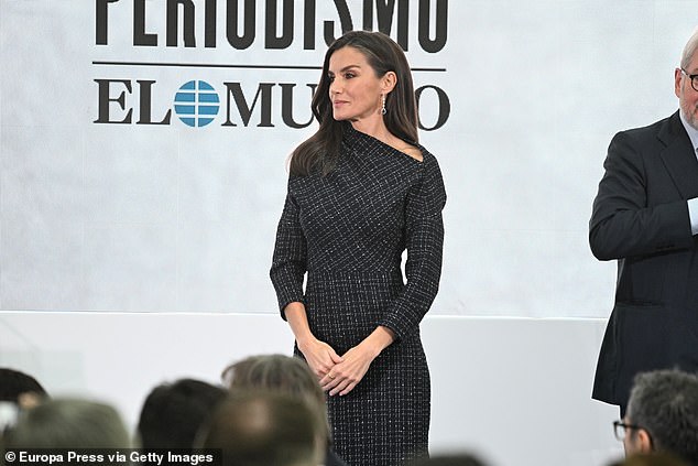 The Queen of Spain attends the 35th anniversary of Spanish newspaper El Mundo in Madrid on December 5