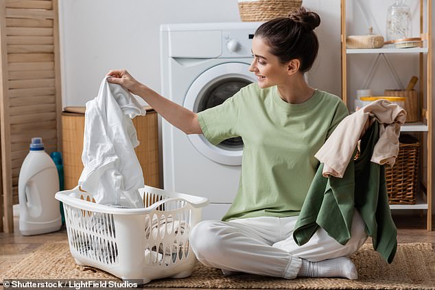 It's a chore that many people dread. And now it turns out you've probably been doing your laundry wrong this entire time (stock image)