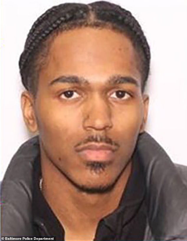 Baltimore County Police say Amir Johnson, 24, is 'wanted in reference' to the death of his ex-girlfriend