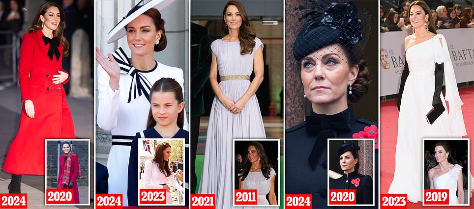 How Princess Kate uses subtle fashion tweaks to revamp old outfits - from adding bows to