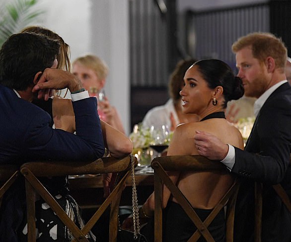 Hary and Meghan attended a celebratory dinner Friday evening for the Sentebale Polo event in Wellington, Florida