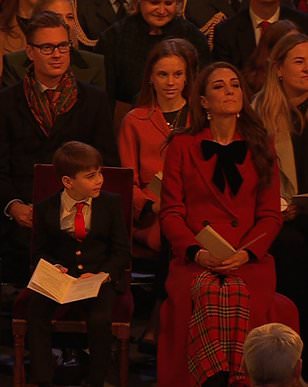 Kate Middleton and Prince Louis, six, share a tender mother-son moment in first glimpse of