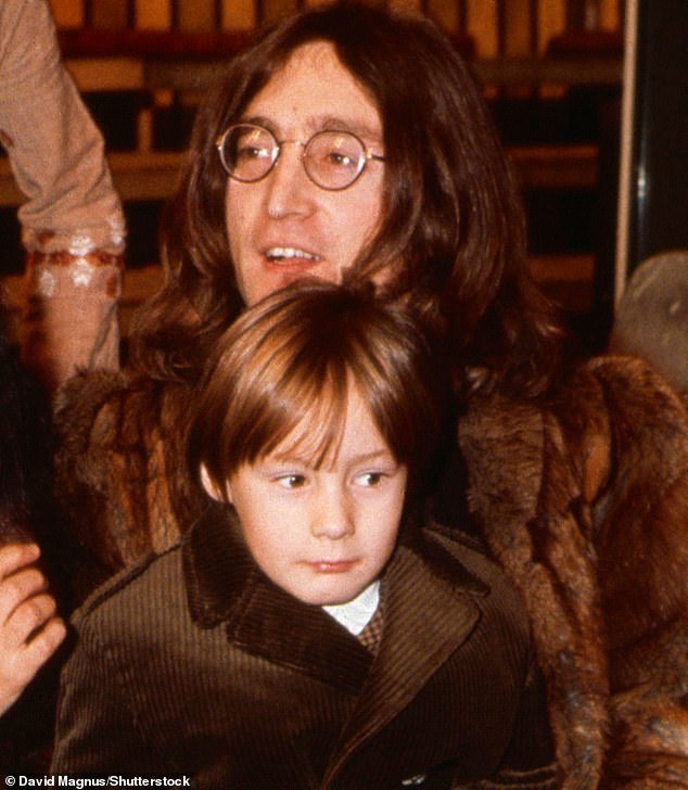 The eldest son of late Beatles legend John Lennon, detailed his traumatic journey on X, just five years after he went public with another cancer scare (pictured together in 1968)