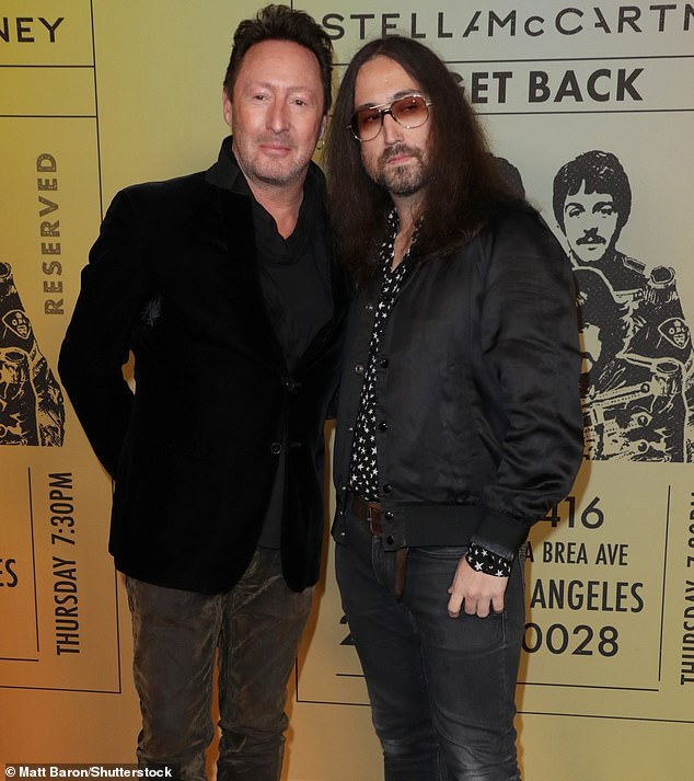 Julian pictured with his brother Sean Ono Lennon in 2021