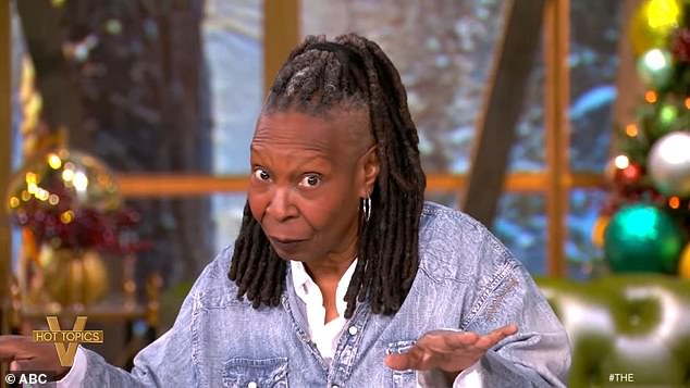 Whoopi Goldberg made an on-air joke about the hypothetical murder of President-elect Donald Trump at the hands of the incoming vice president and the richest man on the planet