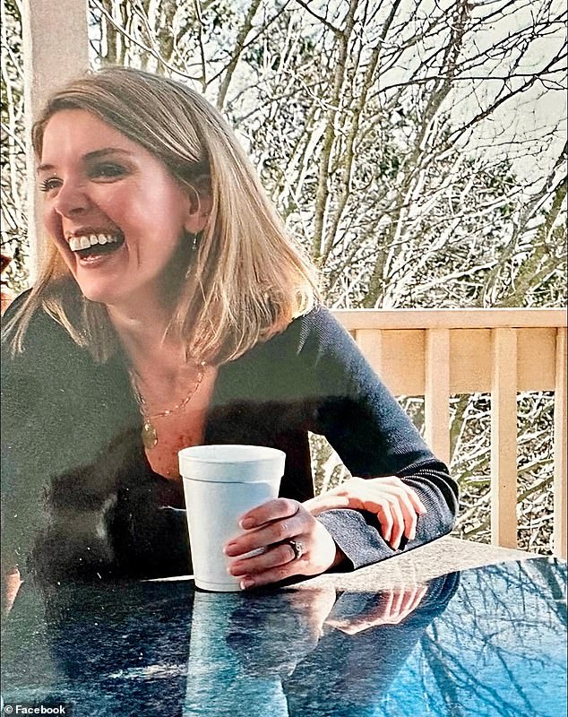 Brad and Suzanne's daughter, Chandler Simpson, claimed on social media that Brad 'took my mother's life in a state of rage and control,' adding that he was abusive. (Pictured: Suzanne Simpson)