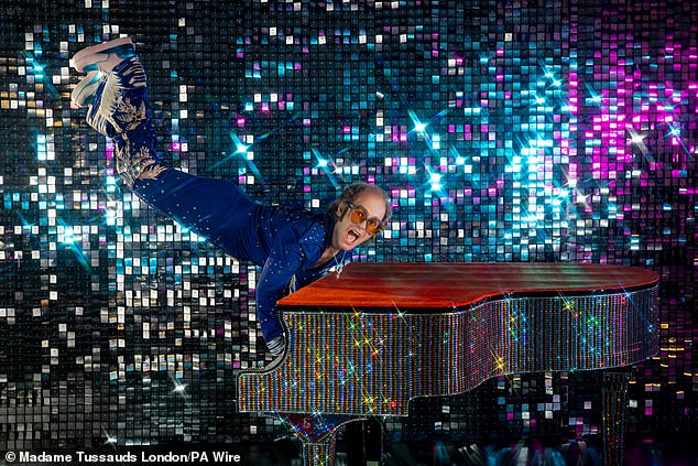 Madame Tussauds have unveiled a new wax work of Elton John and it's their most structurally ambitious figure ever