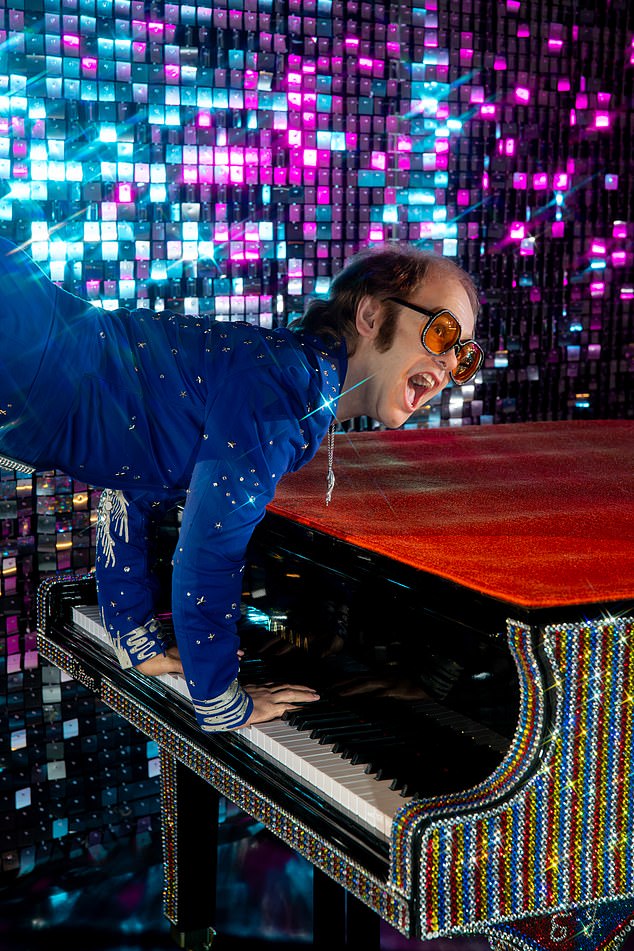 Celebrating Elton's out-of-this-world stage presence, this brand-new showstopping figure is styled from his legendary 1975 Midsummer Music one-day festival at Wembley Stadium