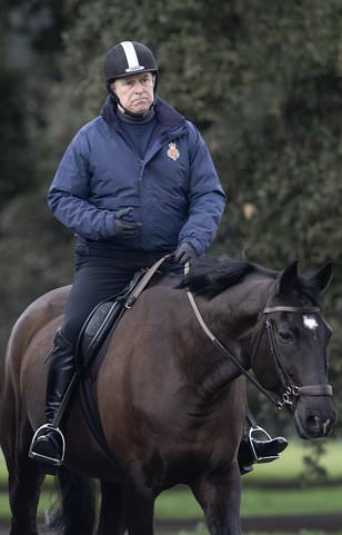 Sulking Prince Andrew is so fed up by his fall from grace that he is 'refusing to walk the