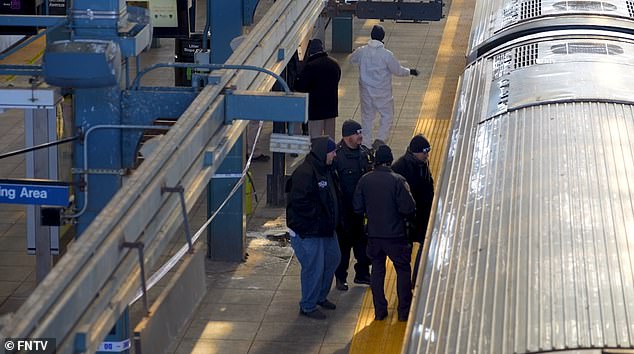 A sleeping woman was killed after her body was set aflame on the New York City subway early Sunday morning, police have revealed